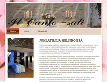 Tablet Screenshot of juhlatiloja.fi